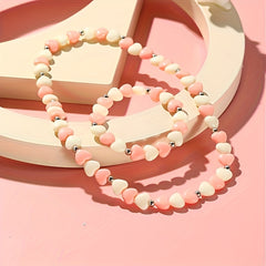 2pcs Necklace Set Decorative Ornaments Stylish Hand Jewelry