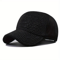 Rhinestone Baseball Cap Sparkly Y2K Dad Hat Hip Hop Sunscreen Hat