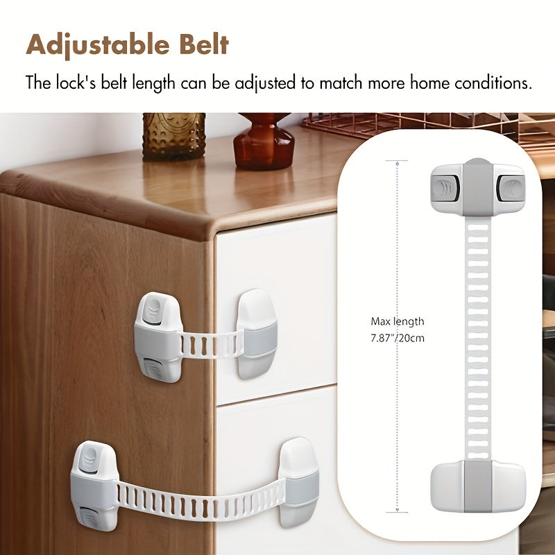 7 9inch Child Safety Lock Anti Clamp Cabinet Drawer Locks