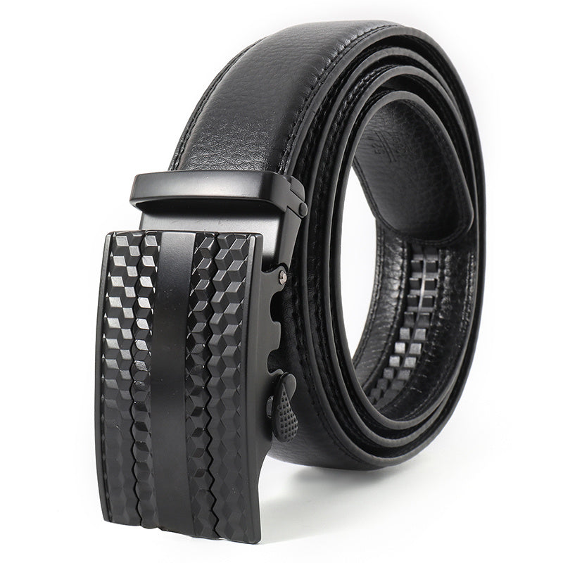 Men's PU Leather Slide Ratchet Belt
