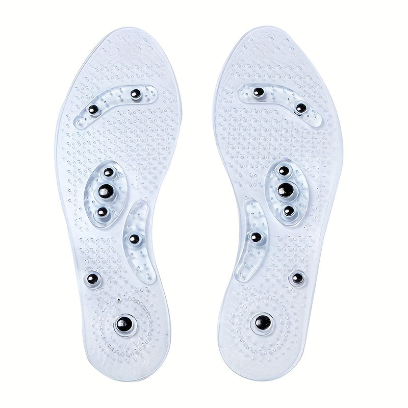 Orthopedic Massage Insoles Men Women Slimming Breathable Running Shoes Cushion