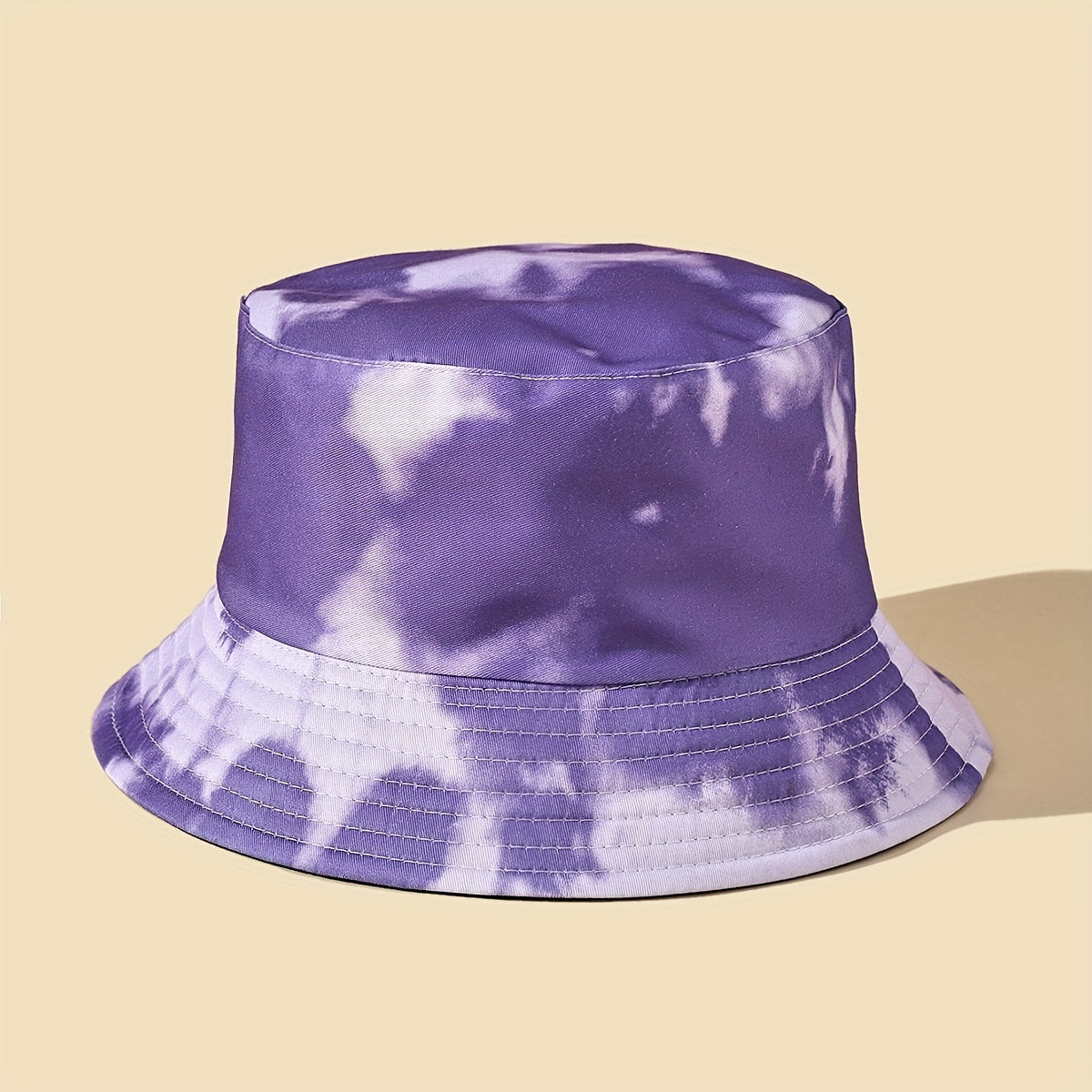 Purple Tie dye Reversible Fisherman Hat Bucket Hat