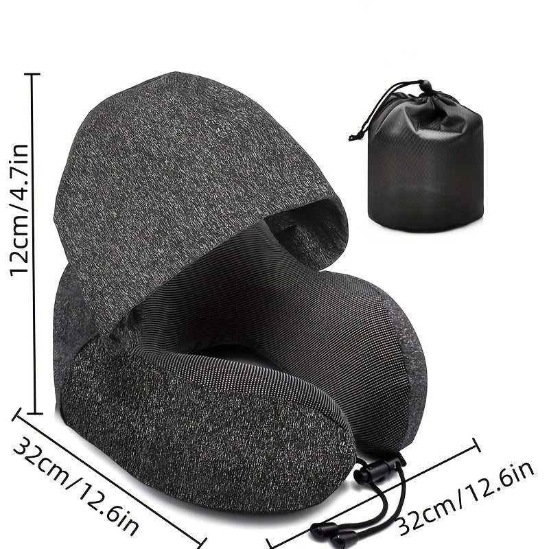Portable U Shaped Pillow Memory Cotton Neck Pillow for Travel