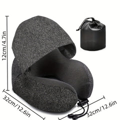 Portable U Shaped Pillow Memory Cotton Neck Pillow for Travel