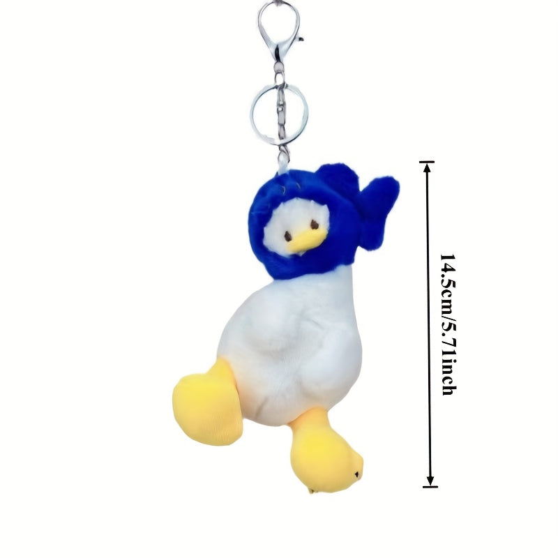 Yellow Duck Plush Keychain & Charm Soft Stuffed Animal