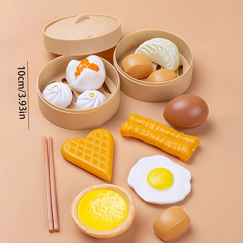 Educational Kitchen Toy Set Role Play Food Toys Learning Cognitive Gift