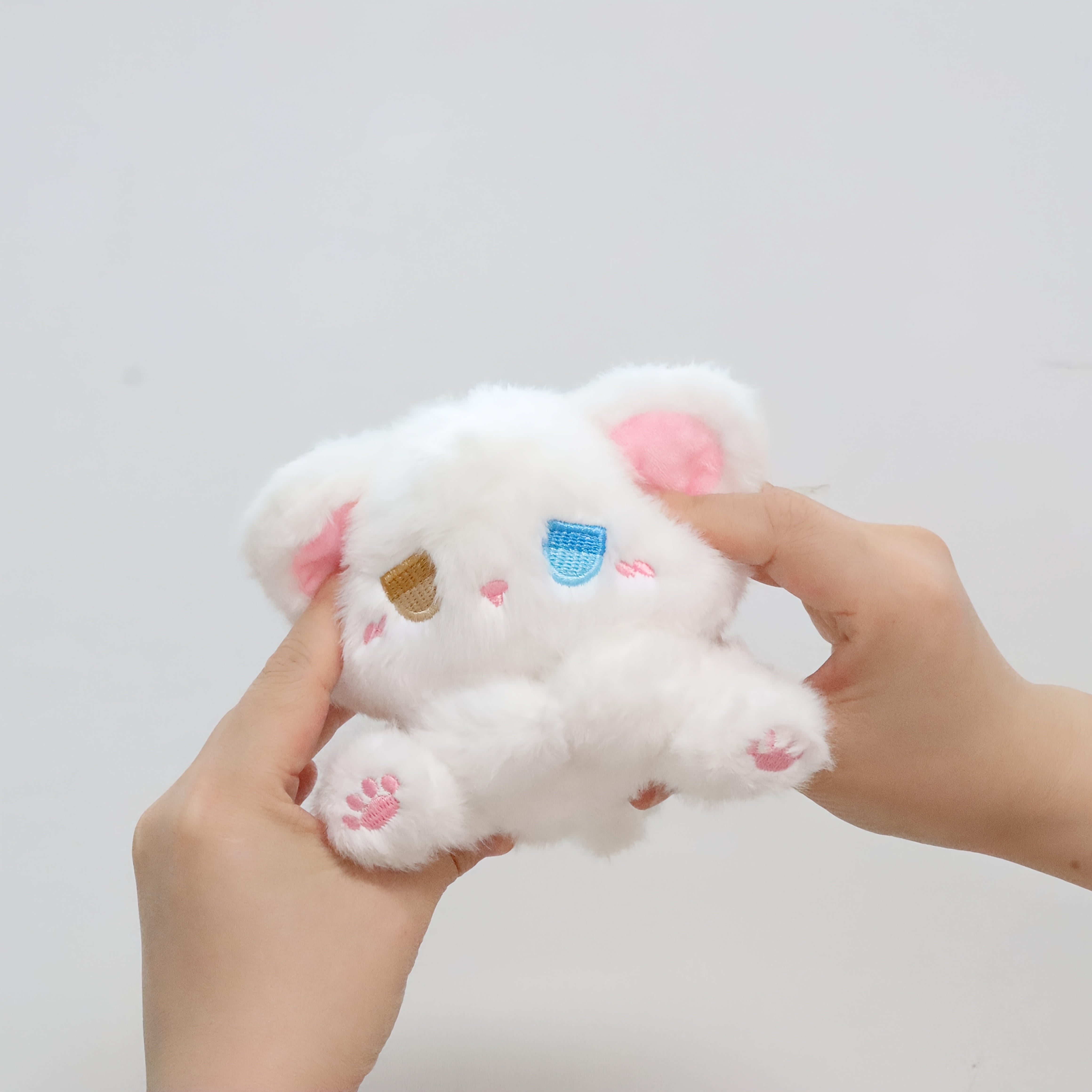 Plush Teddy Bear Plush Doll Expressive Kitten Soft Stuffed Animal