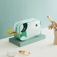 Travel Toiletry Bag Zipper Makeup Brush Holder