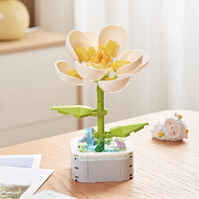 Immortal Flower Building Blocks Creative Flower Building Kit