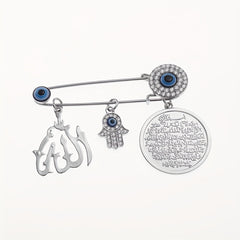Vintage Allah Brooch - Lucky Amulet for Men