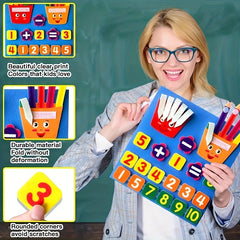 Felt Number Toy for Kids Educational Counting & Fine Motor Skills Development
