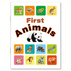 Mini Children's Vocabulary Book in 4 Styles to Learn English with Rounded Corner
