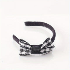 Doll House Hair Bands & Polka Dot Check Fabric - DIY Doll Decor