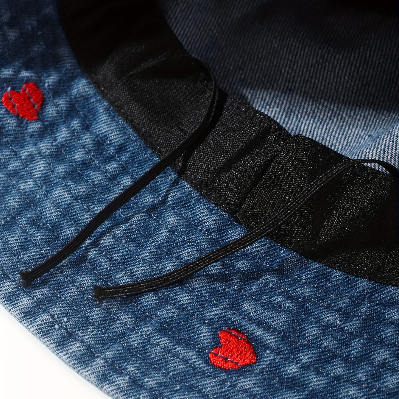 Men's Love Embroidery Sun Hat Fisherman Hat