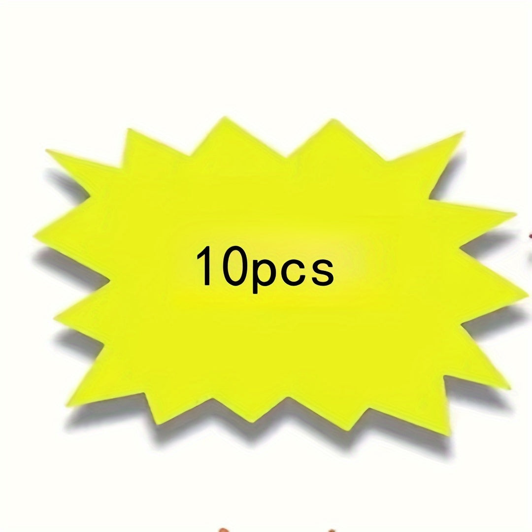 Fluorescent Sign Labels for Supermarkets and Shops