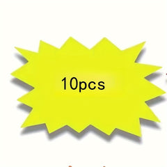 Fluorescent Sign Labels for Supermarkets and Shops