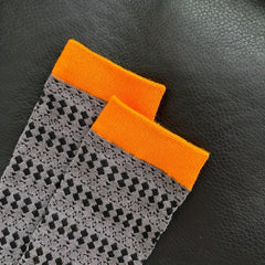 Colorblock Crew Socks, Breathable Mid Tube Stockings