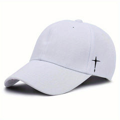 Cross Print Baseball Cap Unisex Casual Sun Hat Lightweight Dad Hat