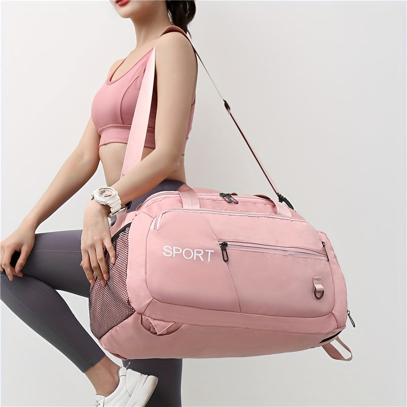 Large Capacity Travel Luggage Backpack Lightweight Versatile Sports Gym Handbag