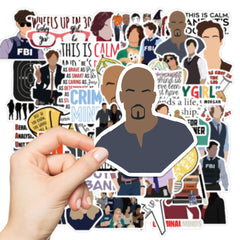 50pcs Drama Doodle Laptop Stickers Waterproof for Travel Case Skateboard