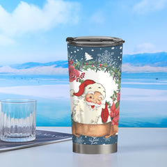 590ml Christmas Stainless Steel Vacuum Cup Santa Claus Insulation Bottle