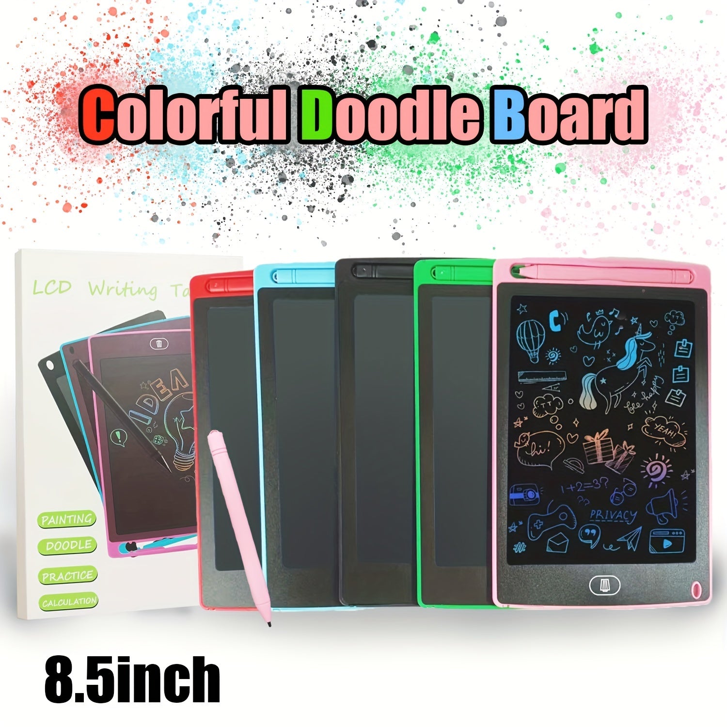 LCD Writing Board 21.59 Cm Screen - Kids Learning Toy