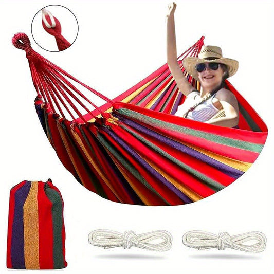Portable Camping Hammock With Tree Straps
