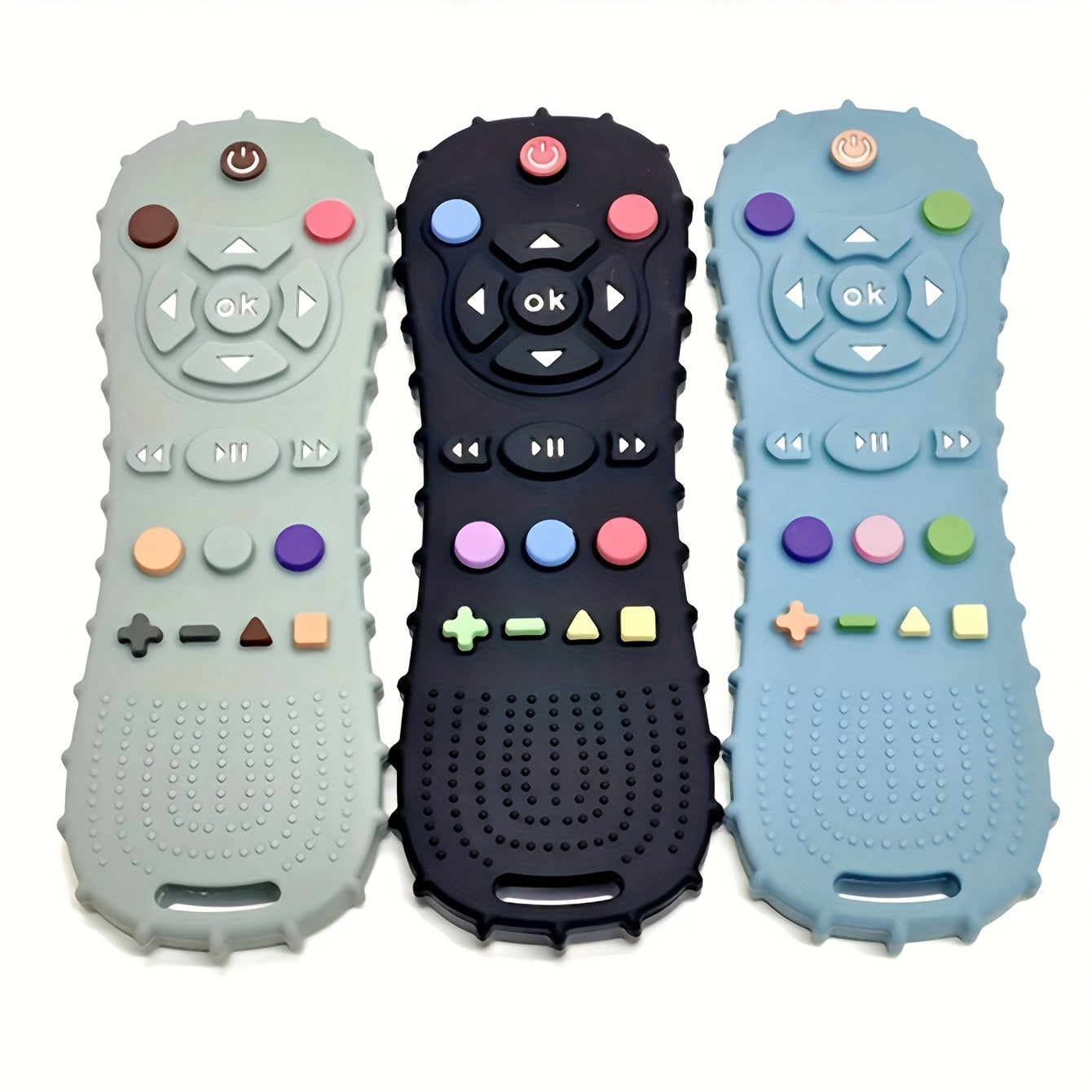 TV Remote Silicone Teething Toy for Babies Soft and Durable