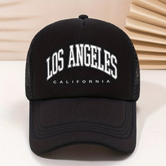 LOS ANGELES Trucker Hat Mesh Baseball Cap Sunshade Dad Hats