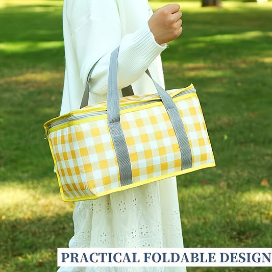Insulated Cooler Bag Reusable Foldable Picnics Beach