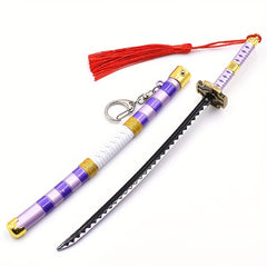 Anime Character Alloy Weapon Toy Metal Sword Mold Uncut Birthday Gift