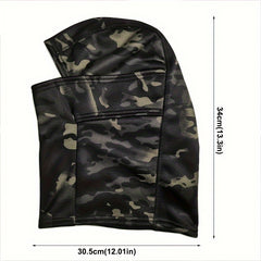 Elastic Fabric Winter Coldproof Headgear Full Face Mask Windproof Head Cover