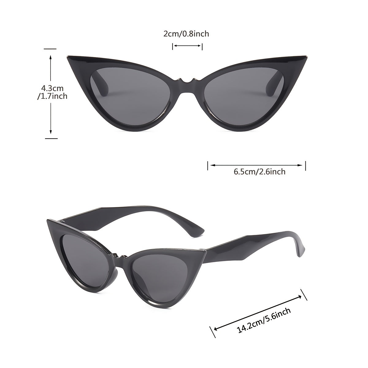Y2K Cat Eye Sunglasses UV400 Outdoor Glasses