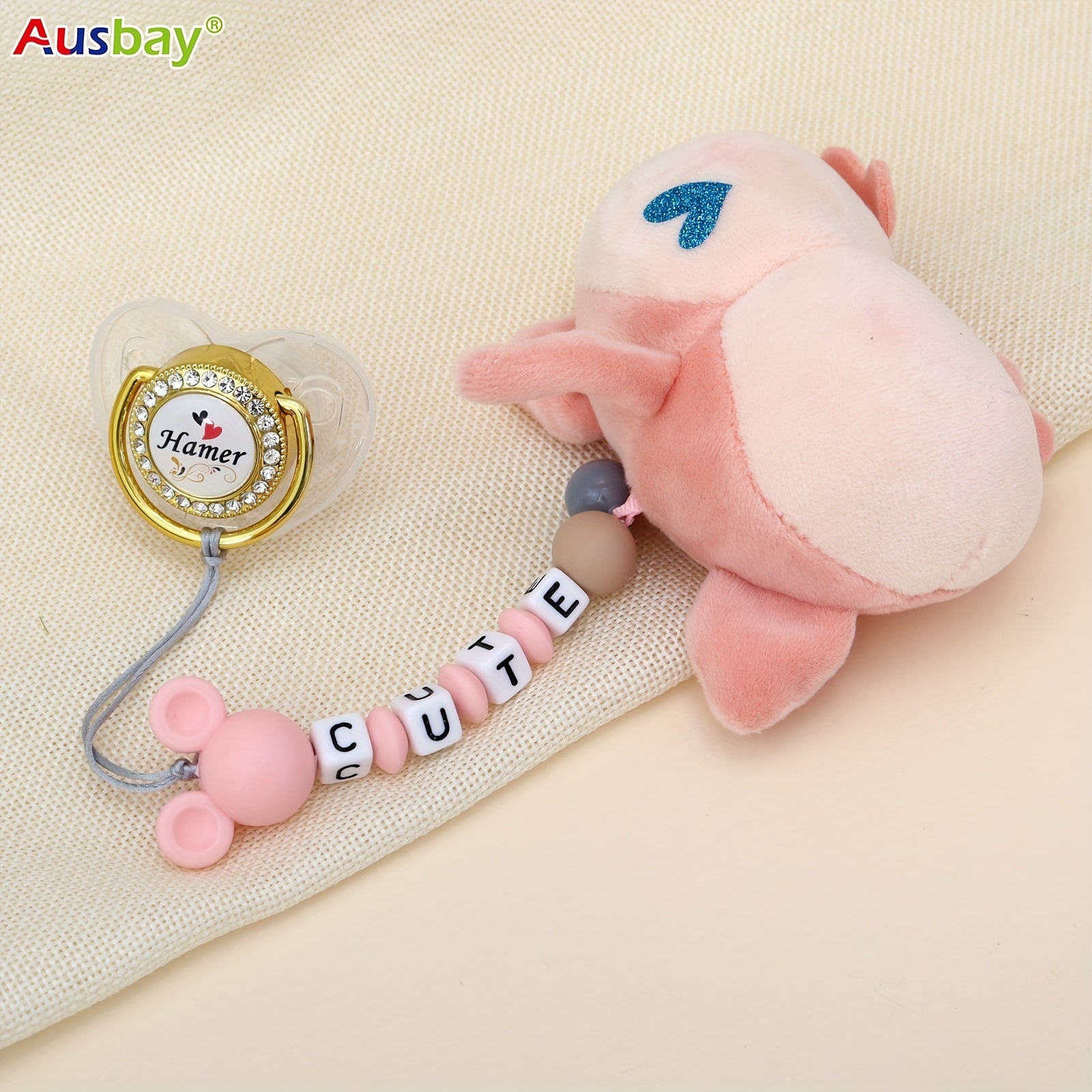 Personalized Pacifier Chain For Baby Boys And Baby Girls