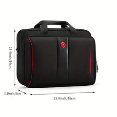 Lightweight Zip Laptop Bag Versatile Satchel Bag