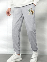 Men s Casual Cartoon Print Jogger Pants Loose Sweatpants