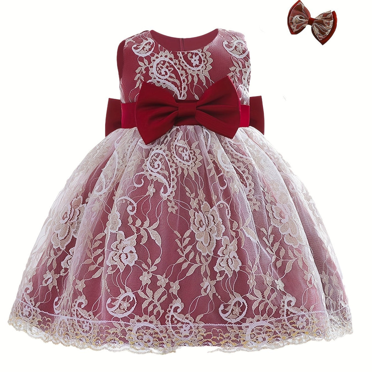 Children's Princess Dress Pompous Dress Flame Dress Performance Dress