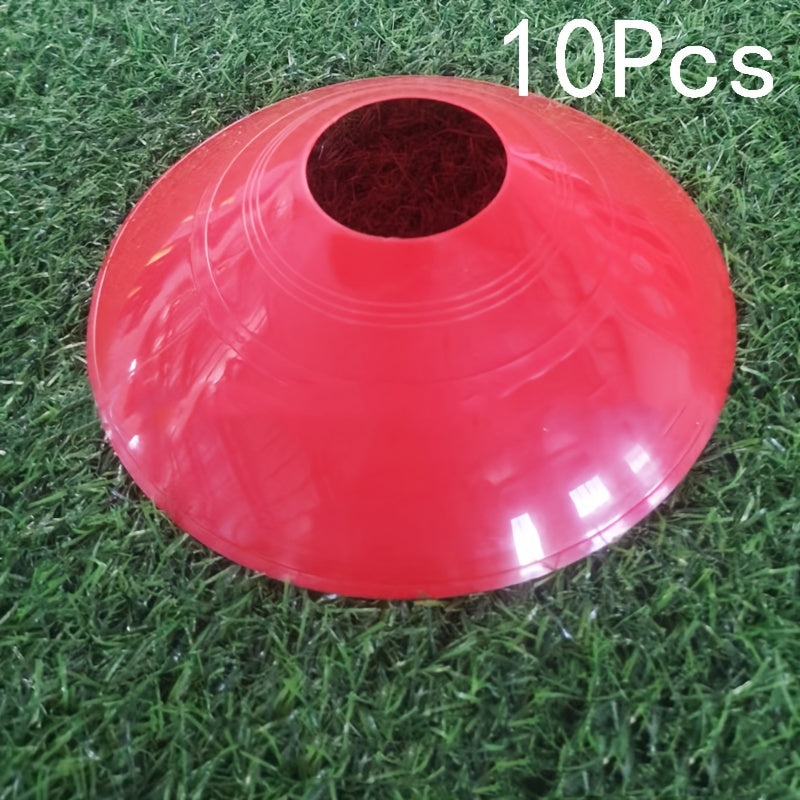 10pcs Football Training Marker Soccer Ball Training Disc Marker Cone