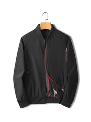 Men's Casual Zipper Baseball Collar Jackets