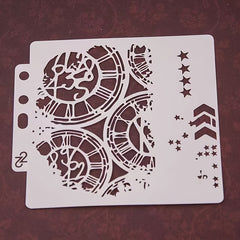 Lace Ruler Gear Pattern Painting Template DIY Hand-painted Graffiti