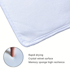 Anime Game Character Velvet Area Rug Non-slip Stain Resistant Machine Washable
