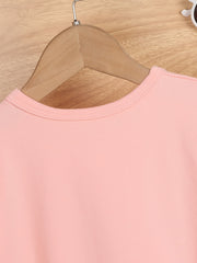 Girls' Autumn Long Sleeve Dress with Belt