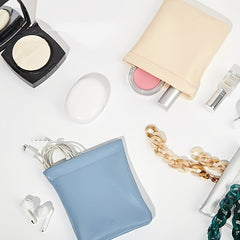 Portable Storage Bag Lightweight Multifunctional Pouch For Earphone & Lipstick