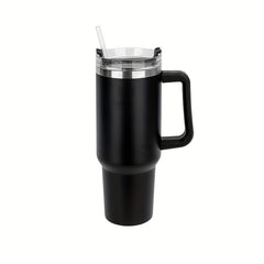 40oz Stainless Steel Tumbler with Lid Thermal Water Bottle Handle Portable