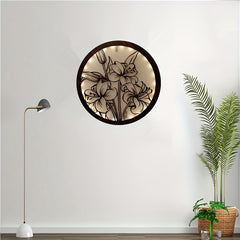 Green Plant LED Flower Hanging Lamp