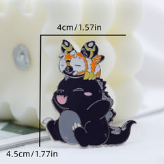 Little Monster Moth Friendship Pin Collar Pin