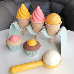 Nordic Style Beach Play House Beach Toys Ice Cream Sand Digging Tool