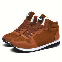 Women's Winter Thermal Snow Boots Plush Lined Lace Up Sneakers