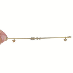 Dollhouse Metal Curtain Rods w/ Lace Curtains DIY Decor & Photography Props