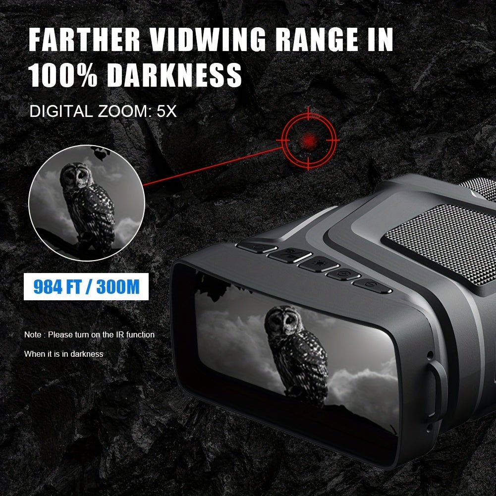 1080P Infrared Night Vision Binocular Telescope 5X Zoom